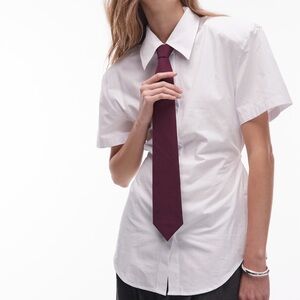 ASOS White Cotton Shirt XS NWOT